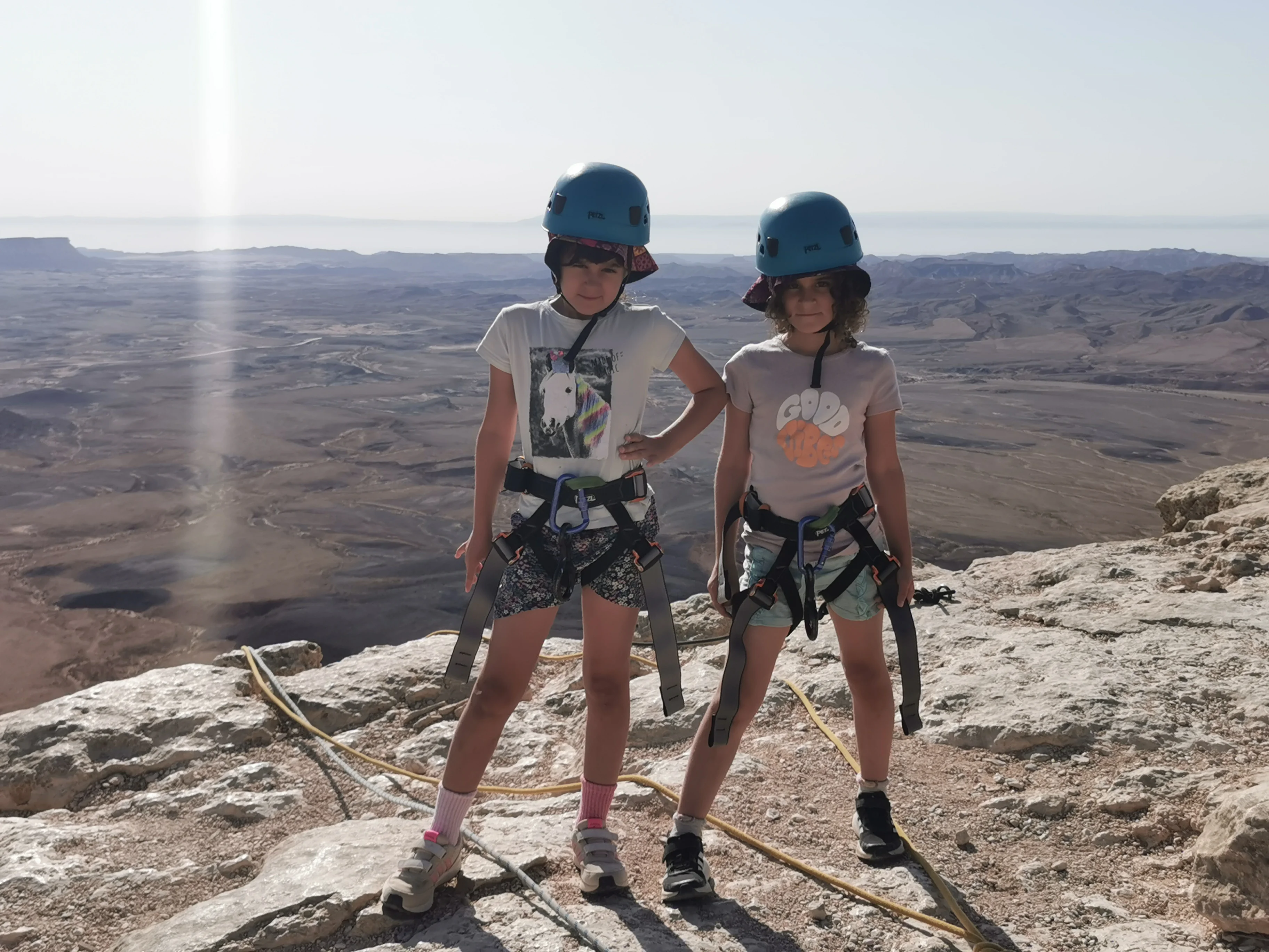 גולשות סנפלינג אמיצות מכתש רמון